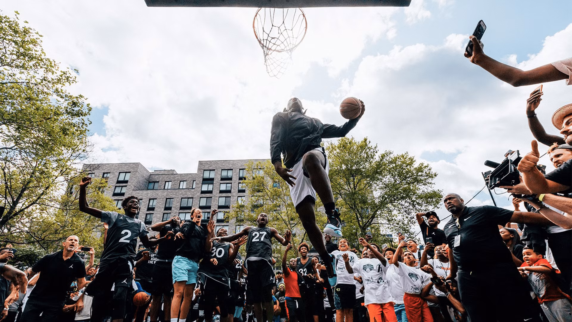 NBA player Dame Lillard enters the Meta Quest boxing ring at NBA All-Star